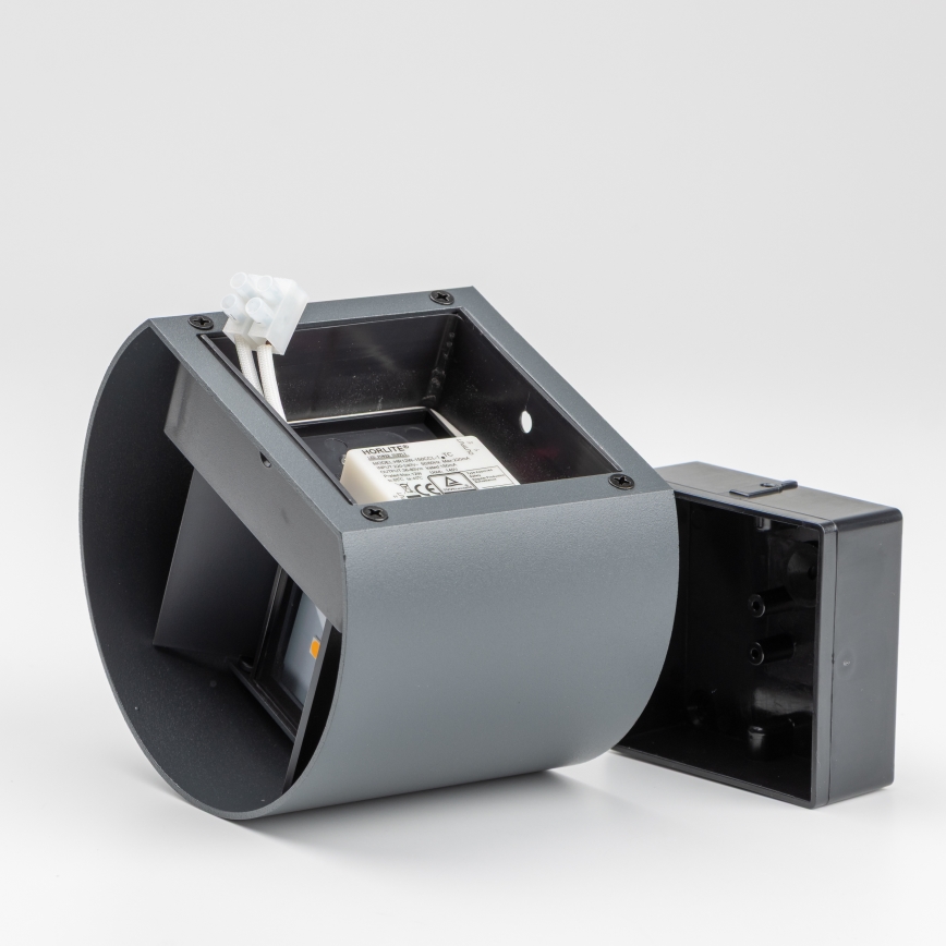Brilagi - LED-ulkoseinävalaisin RONDO LED/6W/230V antrasiitti IP54