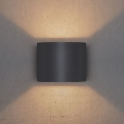 Brilagi - LED-ulkoseinävalaisin RONDO LED/6W/230V antrasiitti IP54
