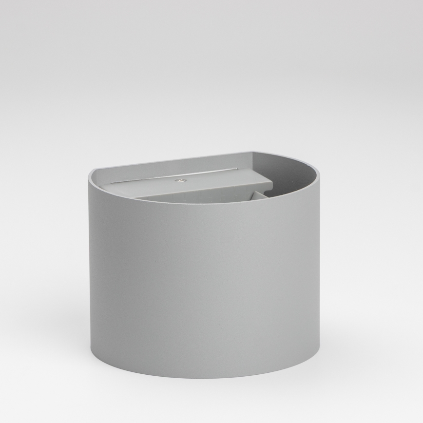 Brilagi - LED-ulkoseinävalaisin RONDO LED/6W/230V harmaa IP54
