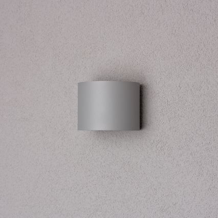 Brilagi - LED-ulkoseinävalaisin RONDO LED/6W/230V harmaa IP54