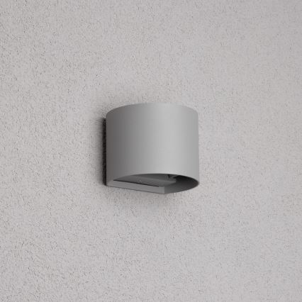 Brilagi - LED-ulkoseinävalaisin RONDO LED/6W/230V harmaa IP54