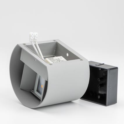 Brilagi - LED-ulkoseinävalaisin RONDO LED/6W/230V harmaa IP54
