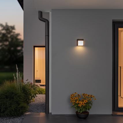 Brilagi - LED-ulkoseinävalaisin TERNI LED/12W/230V antrasiitti IP44
