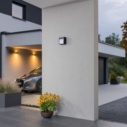 Brilagi - LED-ulkoseinävalaisin TERNI LED/12W/230V antrasiitti IP44