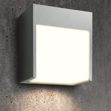 Brilagi - LED-ulkoseinävalaisin TERNI LED/12W/230V harmaa IP44