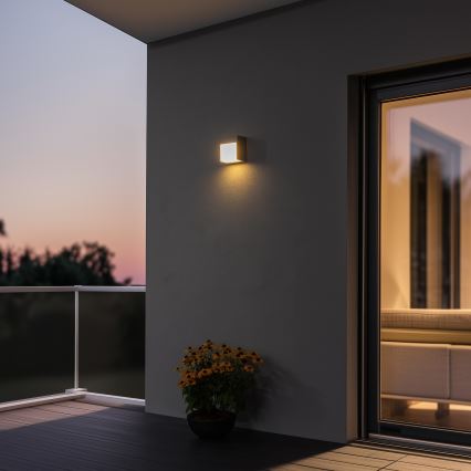 Brilagi - LED-ulkoseinävalaisin TERNI LED/12W/230V harmaa IP44