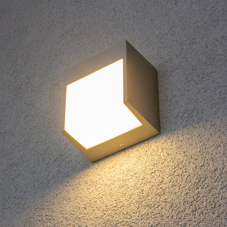 Brilagi - LED-ulkoseinävalaisin TERNI LED/12W/230V harmaa IP44