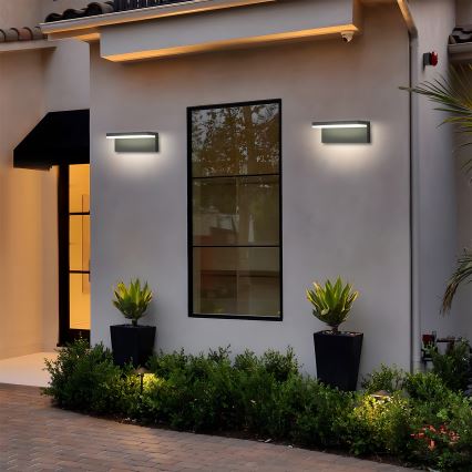 Brilagi - LED ulkoseinävalaisin TESSI LED/10W/230V antrasiitti IP54