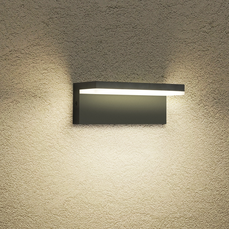 Brilagi - LED-ulkoseinävalaisin TESSI LED/10W/230V musta IP54
