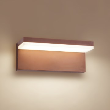 Brilagi - LED ulkoseinävalaisin TESSI LED/10W/230V ruskea IP54