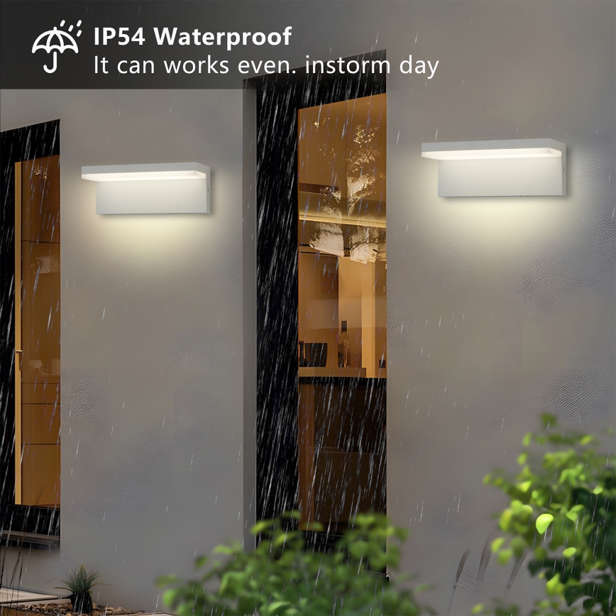 Brilagi - LED-ulkoseinävalaisin TESSI LED/10W/230V valkoinen IP54