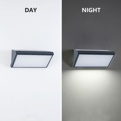 Brilagi - LED-ulkoseinävalaisin TRIANGLE LED/20W/230V antrasiitti IP65