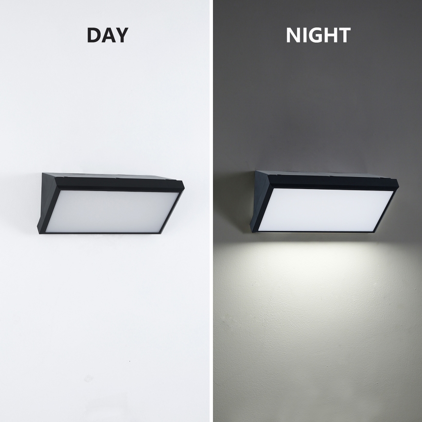 Brilagi - LED-ulkoseinävalaisin TRIANGLE LED/20W/230V 3000/4000/6500K musta IP65