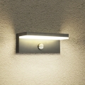 Brilagi - LED-ulkoseinävalaisin tunnistimella TESSI LED/10W/230V antrasiitti IP54