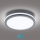 Brilagi - LED-ulkovalaisin anturilla BENE LED/24W/230V halkaisija 26 cm antrasiitti IP54