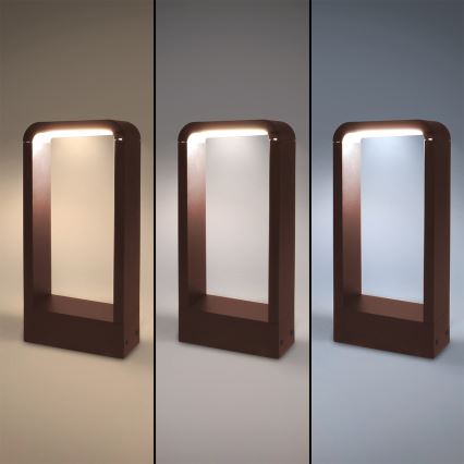 Brilagi - LED ulkovalaisin BARI LED/7W/230V 3000/4000/6000K ruskea IP54 30 cm