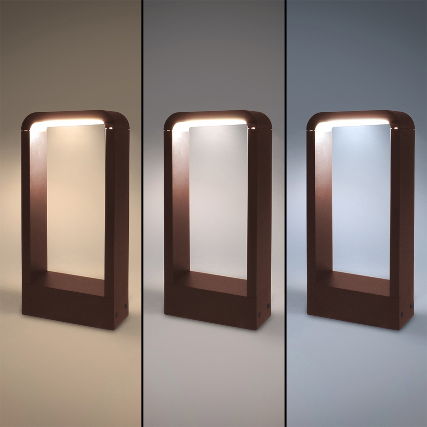 Brilagi - LED ulkovalaisin BARI LED/7W/230V 3000/4000/6000K ruskea IP54 30 cm