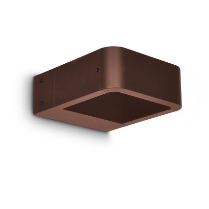 Brilagi - LED-ulkoseinävalaisin BARI LED/7W/230V 3000/4000/6000K ruskea IP54