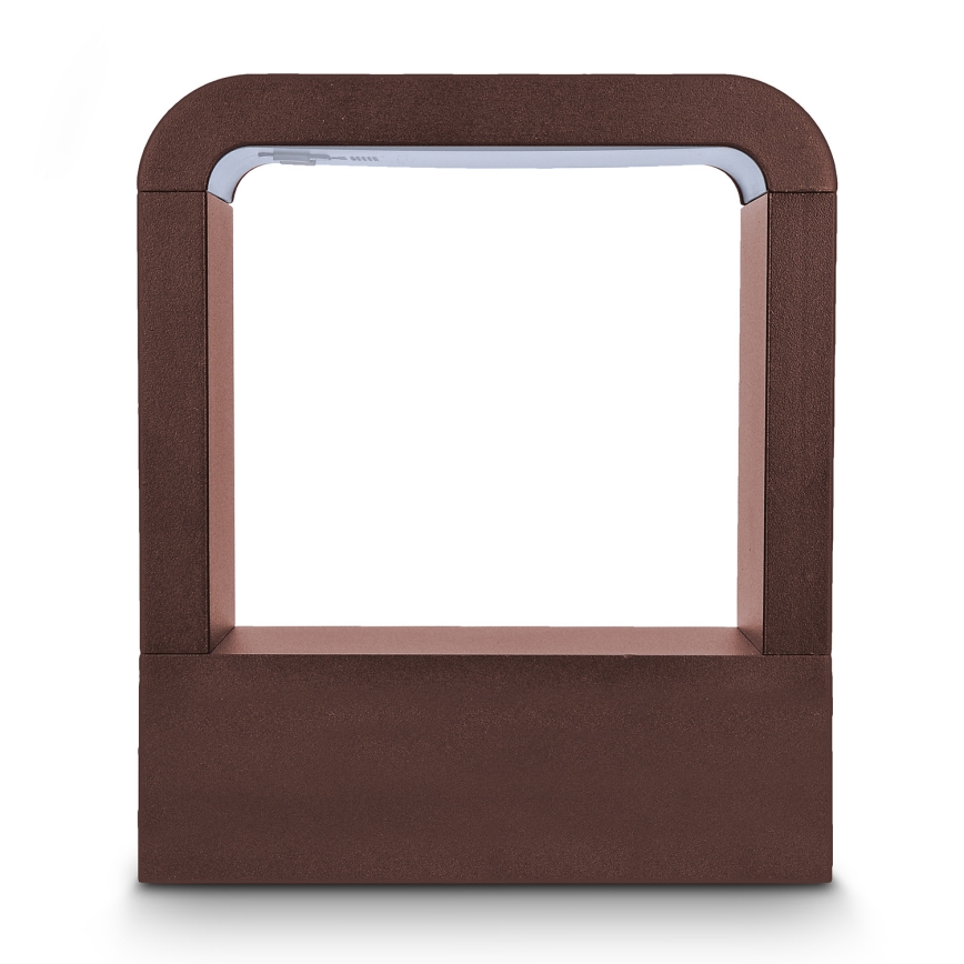 Brilagi - LED-ulkoseinävalaisin BARI LED/7W/230V 3000/4000/6000K ruskea IP54