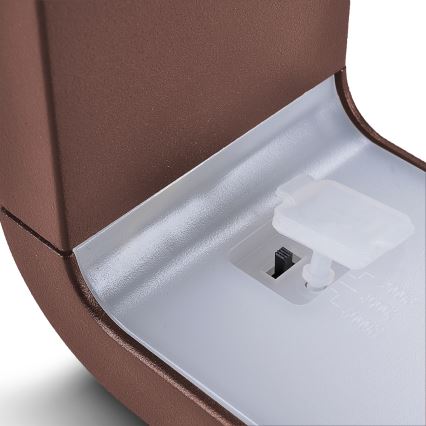 Brilagi - LED-ulkoseinävalaisin BARI LED/7W/230V 3000/4000/6000K ruskea IP54