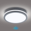 Brilagi - LED-ulkovalaisin liiketunnistimella BENE LED/24W/230V halkaisija 26 cm antrasiitti IP54