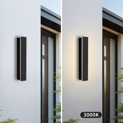 Brilagi - LED ulkoseinävalaisin LINEAR LED/8W/230V 3000K IP65 30 cm musta CRI 90