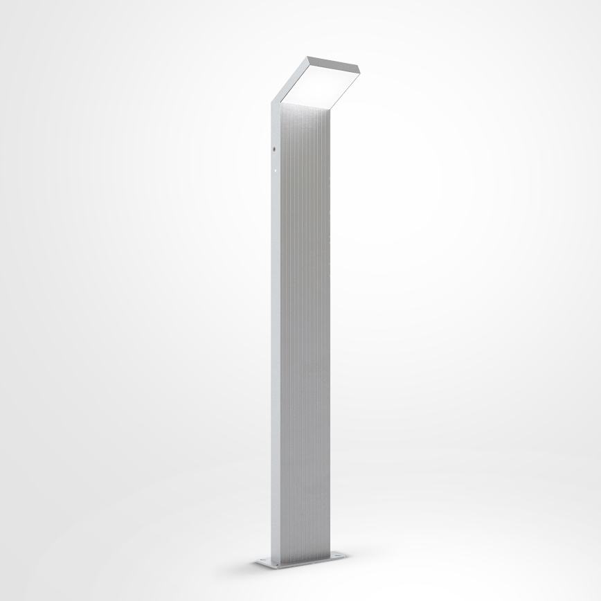 Brilagi - LED-ulkovalaisin RIANO LED/8W/230V, hopea, IP65