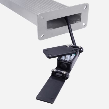 Brilagi - LED-ulkovalaisin RIANO LED/8W/230V, hopea, IP65