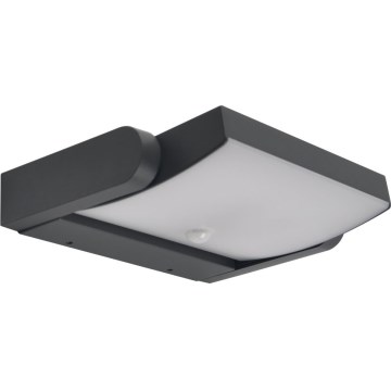 Brilagi - LED Ulkovalo anturilla ANKLE LED/18W/230V 3000K IP65 antrasiitti