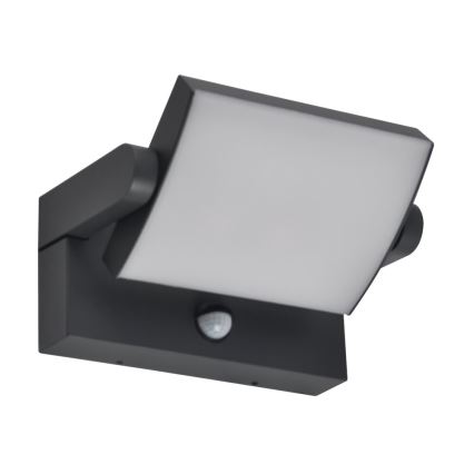 Brilagi - LED Ulkovalo anturilla ANKLE LED/18W/230V 3000K IP65 antrasiitti