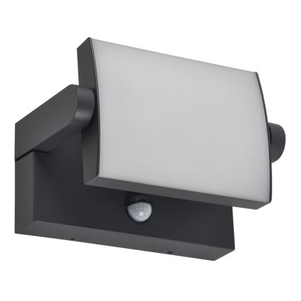 Brilagi - LED Ulkovalo anturilla ANKLE LED/18W/230V 3000K IP65 antrasiitti