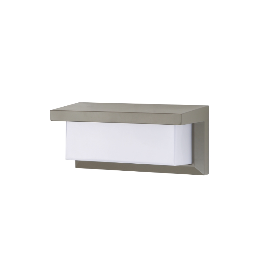 Brilagi - LED Ulkovalo anturilla BRICKY LED/12W/230V harmaa IP54