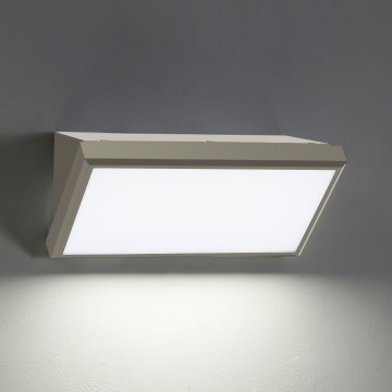Brilagi - LED Ulkovalo anturilla TRIANGLE LED/20W/230V harmaa IP65