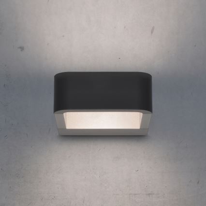 Brilagi - LED-ulkoseinävalaisin BARI LED/7W/230V 3000/4000/6000K antrasiitti IP54