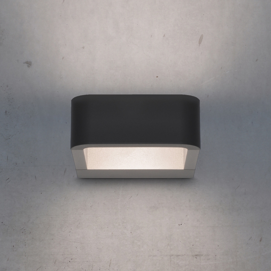Brilagi - LED-ulkoseinävalaisin BARI LED/7W/230V 3000/4000/6000K antrasiitti IP54