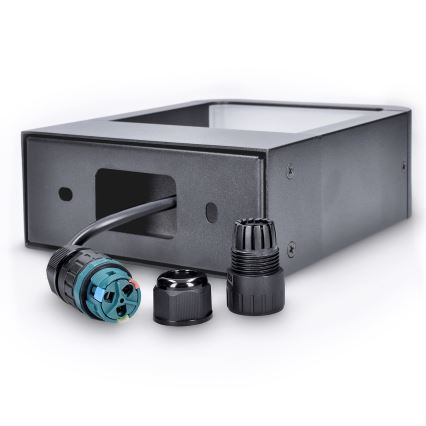 Brilagi - LED-ulkoseinävalaisin BARI LED/7W/230V 3000/4000/6000K antrasiitti IP54