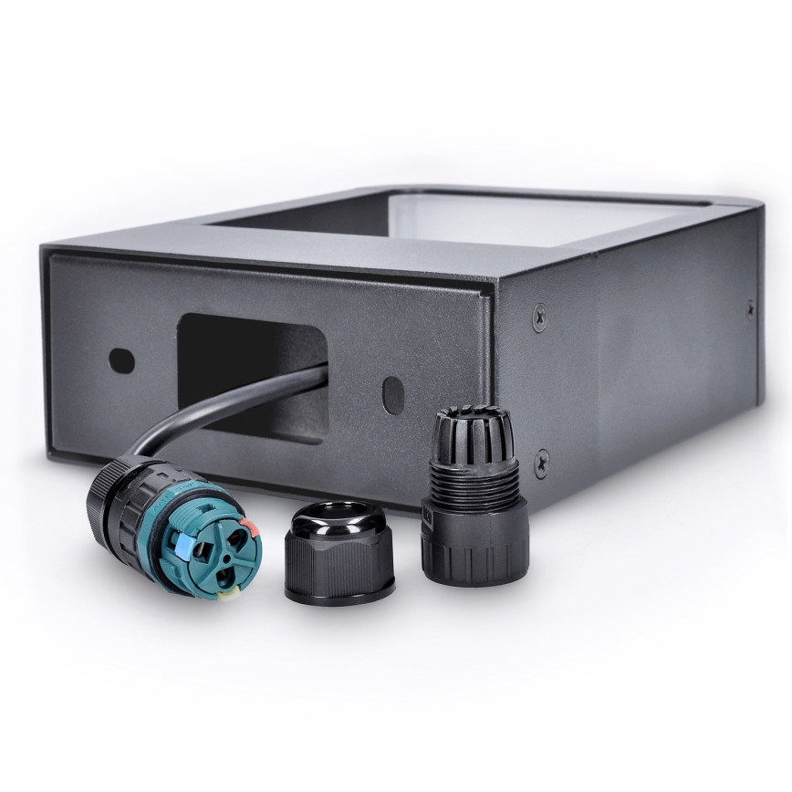 Brilagi - LED-ulkoseinävalaisin BARI LED/7W/230V 3000/4000/6000K antrasiitti IP54