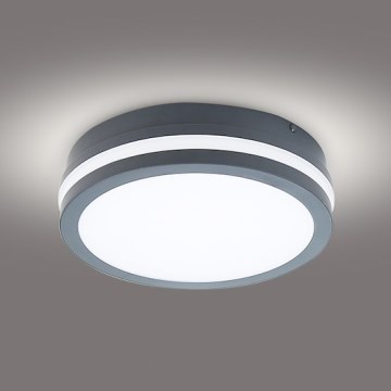 Brilagi - LED-ulkovalo BENE LED/18W/230V halkaisija 22 cm antrasiitti IP54