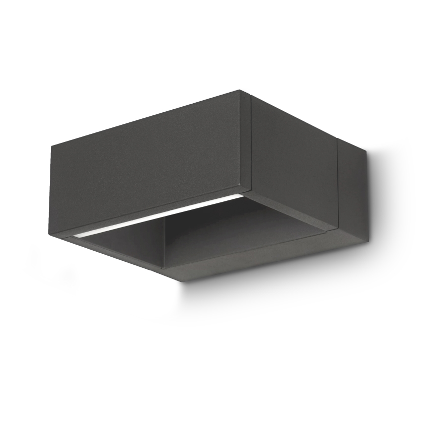 Brilagi - LED-ulkoseinävalaisin RAGUSA LED/7W/230V 3000/4000/6000K antrasiitti IP54