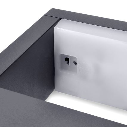 Brilagi - LED-ulkoseinävalaisin RAGUSA LED/7W/230V 3000/4000/6000K antrasiitti IP54