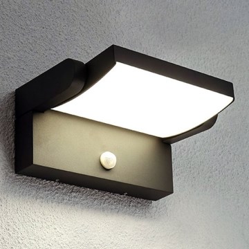 Brilagi - LED-ulkovaloseinävalaisin anturilla ANKLE LED/18W/230V 3000K IP65 antrasiitti