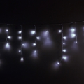 Brilagi - LED-ulkovaloverho 200 LED/8 toimintoa, 13 m, IP44, kylmänvalkoinen, jääpuikkovalot
