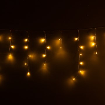 Brilagi - LED-ulkovaloverho 200xLED/8 toimintoa 13m IP44 lämmin valkoinen jääpuikot