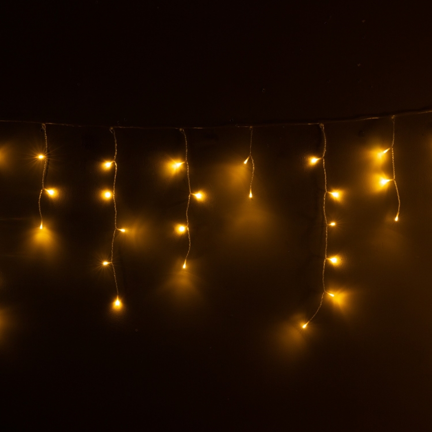 Brilagi - LED-ulkovaloverho 200xLED/8 toimintoa 13m IP44 lämmin valkoinen jääpuikot