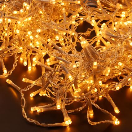 Brilagi - LED-ulkovaloverho, 360 LED, 8 toimintoa, 14 m, IP44, lämmin valkoinen, jääpuikkovalot