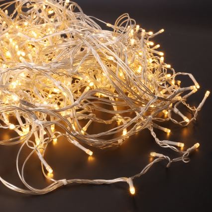 Brilagi - LED-ulkovaloverho, 360 LED, 8 toimintoa, 14 m, IP44, lämmin valkoinen, jääpuikkovalot
