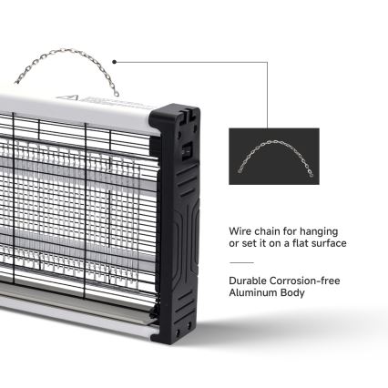 Brilagi - LED-UV-sähköinen hyönteisansa 2xLED/3W/230V 30 m2
