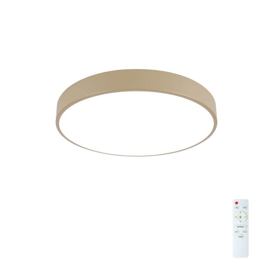 Brilagi - LED Himmennettävä kattovalaisin POOL LED/48W/230V 3000-6000K, halkaisija 40 cm, beige + kaukosäätö