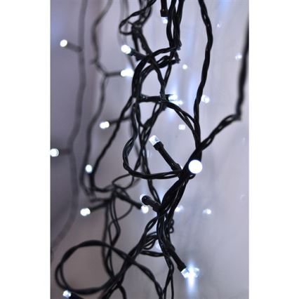 Brilagi - LED Valoketju ulkokäyttöön 500xLED/8 toimintoa 55m IP44 kylmä valkoinen