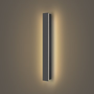 Brilagi - LINEAR LED ulkoseinävalaisin 12W/230V 3000K IP65 50 cm antrasiitti